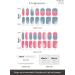 ohora Semi Cured Gel Nail Strips (N Sharky) - Salon-Quality, Long Lasting & Easy to Apply - Pink - Buy Online on GoSupps.com