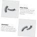 Angoily 120 Pairs Fake Eyelashes Dense Eyelash Eyelashes Extension Supplies Magnetic Eyelash False Lashes Fluffy Eyelash Fake Lash A539 Transparent Stem Set Transparent Stalk Handmade Hair - Buy Online on GoSupps.com