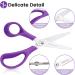 BURVAGY 6-pack Small Scissors 5.5"Multipurpose Scissors Bulk Ultra Sharp Shears for Office Home School Sewing Fabric Craft Supplies Soft Comfort-Grip Right/Left Handles Assorted Color 6pack5.5inscissors - Buy Online on GoSupps.com