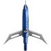 e5e10 12pcs Hunting Broadheads 100 Grain Archery Steel Broadheads + Black Case - Blue | Arrowheads Set - Buy Online on GoSupps.com
