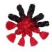 AIDUSA Ombre Braiding Hair 24 Inch 100g 5pcs Synthetic Afro Jumbo Extensions - Black to Red | Women's Hair Twist Crochet Braids - Buy Online on GoSupps.com