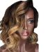 TIREOW Brazilian Short Wavy Curly Wig for Women | High Temperature Fiber Hair | International Shipping - Buy Online on GoSupps.com