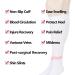 Shop 2 Pairs TED Hose Compression Stockings for Men & Women | Knee High 15-20 mmHg | Anti-Embolism | Medium Orange Stripe - Buy Online on GoSupps.com
