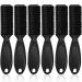 FANGO 6 Piece Hairdressing Blade Scissors Cleaning Brush Nylon Trimmer Cleaning Brush Hair Weed Brush Set Black