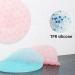 Silicone Bath Massage Cushion Brush - Non-Slip Exfoliating Foot Mat with Suction Cup (Blue) - Buy Online on GoSupps.com