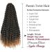 Passion Twist Hair 18 Inch Water Wave Crochet Braiding Extensions - 8 Packs for Black Women (1B/27) - Buy Online on GoSupps.com