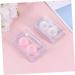 JECOMPRIS Mini Contact Lens Container - Portable Case for Colored Eye Lenses Travel Storage Box 8x5cm - Buy Online on GoSupps.com