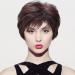 Monday Hair Care Women's Wig Short Hair Curly Hair Middle And Old Age Fashionable And Foreign Mother's Wig Natural And Lifelike Mother's Hair Dark Wig One Size BW1 - Buy Online on GoSupps.com