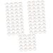 POPETPOP 250 Pcs Eye Shadow Disk Cosmetic Travel Containers Metal Trays Cosmetic Plate Miss Simple Cosmetics