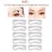 3-in-1 Waterproof Eyebrow Makeup Kit | Eyebrow Tattoo Pencil, Powder, and Eyeliner | Long-Lasting & Buildable | Dark Brown/Black | Includes 10 Stencils - Buy Online on GoSupps.com