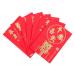 Lurrose 48pcs Year of The Tiger Red Envelope Lucky Money 2022 Hong Bao Envelope Lucky Money Envelopes Year of Hong Bao Red Envelope for New Year Lucky Money Packet Pocket China Paper Red Golden 11.5X8X0.1CM