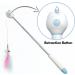 PETVERA Retractable Wand Cat Toy - Interactive Feather String Toy for Indoor Play - Best Teaser Laser Toy for Kittens - Blue Cat Fishing Stick - Buy Online on GoSupps.com