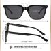 Carfia Acetate Polarized Mens Sunglasses | UV Protection Retro Fashion Glasses - Buy Online on GoSupps.com