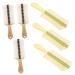 OUNONA 6pi ces Peigne Antipelliculaire Et Anti-puces Peignes Dents Fines Double Face Avec Long Manche Pour Cheveux Fins Adultes Gar on Fille Chats Et Chiens