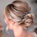 Bohend Rhinestone Hair Comb Crystal Hairpieces Bridal Hair Accessories for Women and Girls (2) - Buy Online on GoSupps.com
