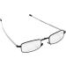 Buy Mohsin Portable Folding Glasses +2.0 with Mini Flip Top Case - Stylish Black Specs for Men & Women - International Shipping Available - Buy Online on GoSupps.com