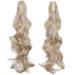 Silk-co 24inch Claw on Ponytail Hair Extensions Dark Blond&Bleach Blond Wavy Curly Hairpiece Pony Tail Wrap around Bonding 24inch (Pack of 1) Dark Blond&Bleach Blond - Buy Online on GoSupps.com