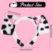 PAFUWEI Dalmatian Headband with Soft Plush Dog Ears - Perfect for Women, Girls, Cosplay, and Parties - Buy Online on GoSupps.com