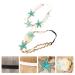 Lurrose Seashell Lace Hairbands - 2pcs Ocean Seashell Headbands for Women - Mermaid Hair Accessories - Buy Online on GoSupps.com