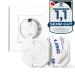 WEMK sockets child locking 20 pieces of safety sockets with rotary mechanics - with full -surface self -adhesive TESA tape socket fuse for babies and children