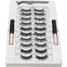 TONXX 10 Pairs Magnetic Eyelashes and Eyeliner Kit Reusable 3D Magnetic False Lashes Extension Needed for Makeup 5# - Buy Online on GoSupps.com