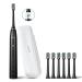 Juivin Silent Sonic Electric Toothbrush for Adults Rechargeable Toothbrush with 15 Cleaning Modes Smart Timer 6 Dupont Brush Heads Travel Case Included Long-Lasting Up to 200 Days (Black)