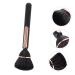 Multi-Function Manicure & Cleaning Brush - Foundation Blending & Nail Remover Tool | Black 14.5x3cm | Perfect for Skincare & Dust Collection - Buy Online on GoSupps.com