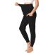 Foucome Maternity Jogger Pants Over Belly Sweatpants - Black, Large | Stretchy Pregnancy Lounge Pants with Pockets - Buy Online on GoSupps.com