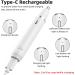 Rechargeable Cordless Nose Hair Trimmer with Dual Edge Blades - LED Light for Easy Painless Trimming - For Men and Women (White) - Buy Online on GoSupps.com