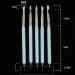 luoshaPUCY Nail Art Brushes 5pcs Double Ended Nail Design Tools Gel Nail Polish Nail Art Design Nail Dotting Painting Tools - Buy Online on GoSupps.com
