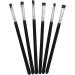 Baluue 12 Pcs Flat Eyebrow Brush Eyebrow Eyeliner Brush Eyeliner Makeup Brush Eye Brush Wooden Handle Black - Buy Online on GoSupps.com