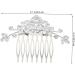 Housoutil Bangs Comb Bangs Hair Clip Pearl Wedding Hairpieces Leaf Wedding Hairpin Hair Combs for Wedding Hair Barrettes for Women Flower Side Comb Bride Accessories Rhinestone Rhinestones - Buy Online on GoSupps.com