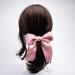 8-Piece Set Big Satin Ribbon French Barrettes for Women - Large, Soft, Silky Hair Bow Clips - Buy Online on GoSupps.com