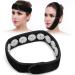 Portable acupuncture headband head massage for relieving headaches yoga fitness acupuncture head massager for everyday use (black)