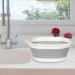 Foldable Wash Basin Wash Basin Hangable Sink Tub Dish Wash Basin Portable Dish Tub Folding Dishpan for Camping Dish Washing Tub and RV Sink Gray Medium - Buy Online on GoSupps.com