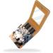 Travel Lipstick Organizer Case | Portable Makeup Bag with Mirror | Animal Portrait Wolf Design - Perfect for International Shipping - Buy Online on GoSupps.com