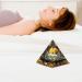 Orgone Pyramid with Tiger Eye Ball & Obsidian for Positive Energy, Protection, Stress Reduction, Healing, Meditation, Attract Wealth - Energy Generator with Crystals - Buy Online on GoSupps.com