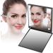 Pocket Mirror Travel Makeup Mirror Dimmable Bright LED Lights Battery Operated Protasble To Carry for Handbag Purses and Travel for Gifts for Girls(black) - Buy Online on GoSupps.com