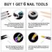 Nail Art Glue Set with Rhinestones - 20ml Jewelry Adhesive Kit for Stones & Gems - Includes Wax Pencil, Brushes, Tweezer - UV/LED Cure Needed - Buy Online on GoSupps.com