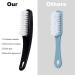 3 Pack Hand Nail Cleaning Brushes Set - Soft and Stiff Bristles Scrubber Tools for Men and Women - Handle Grip Fingernail Brush for Toes and Nails Cleaner - Black - Buy Online on GoSupps.com