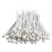 Oversized Swabs Pack of 100 Extra-long 8" Cotton Tipped Applicators with Large 1/2" Diameter Swab - Non-sterile  Plastic Shaft