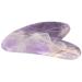 Verdant Touch Scraping Board Scraping Plate Massage device Heart -shaped board for face shoulder leg belly back amethyst gua Sha tools