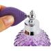 FYOBOT 2X 110ML Vintage Crystal Perfume Bottle White Short Atomizer Refillable Glass - Buy Online on GoSupps.com