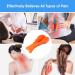 Cliunt Relief Trapezius Stretcher & Trigger Point Massage Device - Upper Back & Neck Pillow for Relaxation - Orange - Buy Online on GoSupps.com
