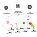 KALLORY 56 pcs Plant Girls Mixed Style Toddler Barrettes - Mini Sprout Hairpins Pins for Kids Party with Grass Sprouts, Little Mushrooms, Butterflies - Novelty Simulation Barrette Set - Buy Online on GoSupps.com