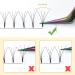 4D-0.10C 12mm Pre Made Fan Eyelash Extensions | Long Stem Russian Volume Lashes - Buy Online on GoSupps.com