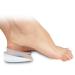 Soles silicone heel pillow pair of soft pillows to relieve foot pain bone spur plantar fasciitis-hypoallergenic spots and odoral repellent-unisex transparent l / 39-40-41