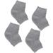 FRCOLOR 4 Pairs Ankle Socks Gel Heel Sleeves with Gel Lined Socks Men's Socks Heel Socks Men's Socks Men Socks Pink Men and Women Moisturising Casual Socks - Buy Online on GoSupps.com