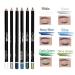 12-Piece Assorted Color Eye Liner Pencil Set | Long-Lasting Hypoallergenic Eye Makeup Crayon Pencils - Buy Online on GoSupps.com