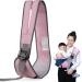 Baby Carrier Portable Ergonomic Baby Sling with Adjustable Comfortable Shoulder Straps Soft Anti-Slip Toddler Sling for Newborn Infant up to 55Lbs (Pink)